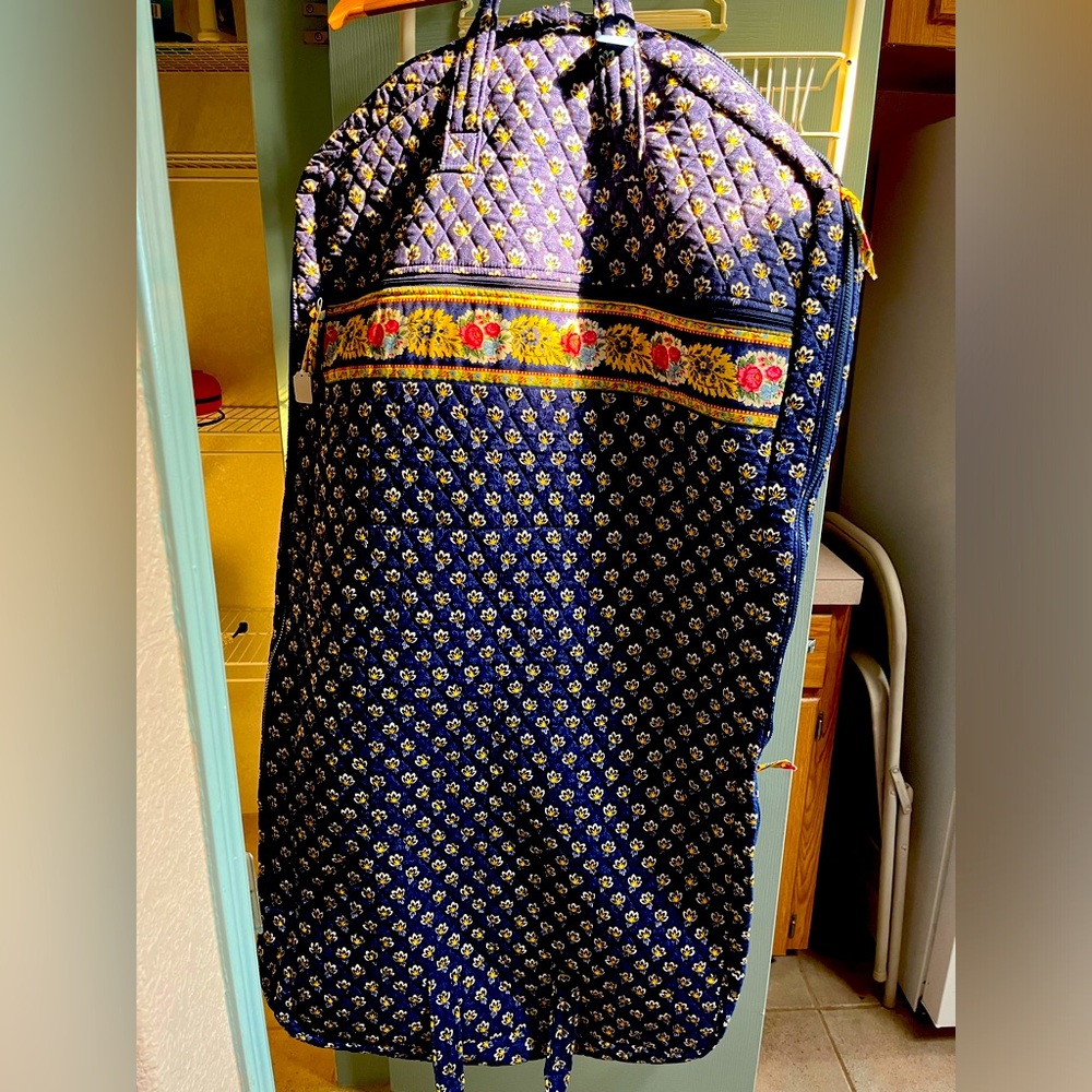 Vera Bradley Blue Floral Garment Bag